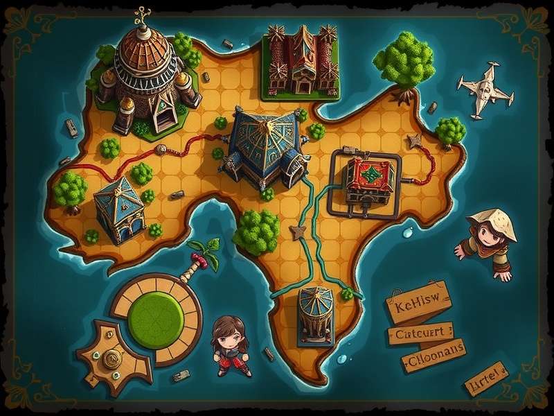 Anise Legend Quest World Map